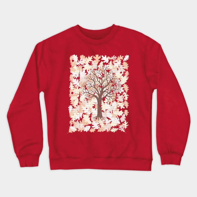 Loose Leaf Crewneck Sweatshirt by Made With Awesome